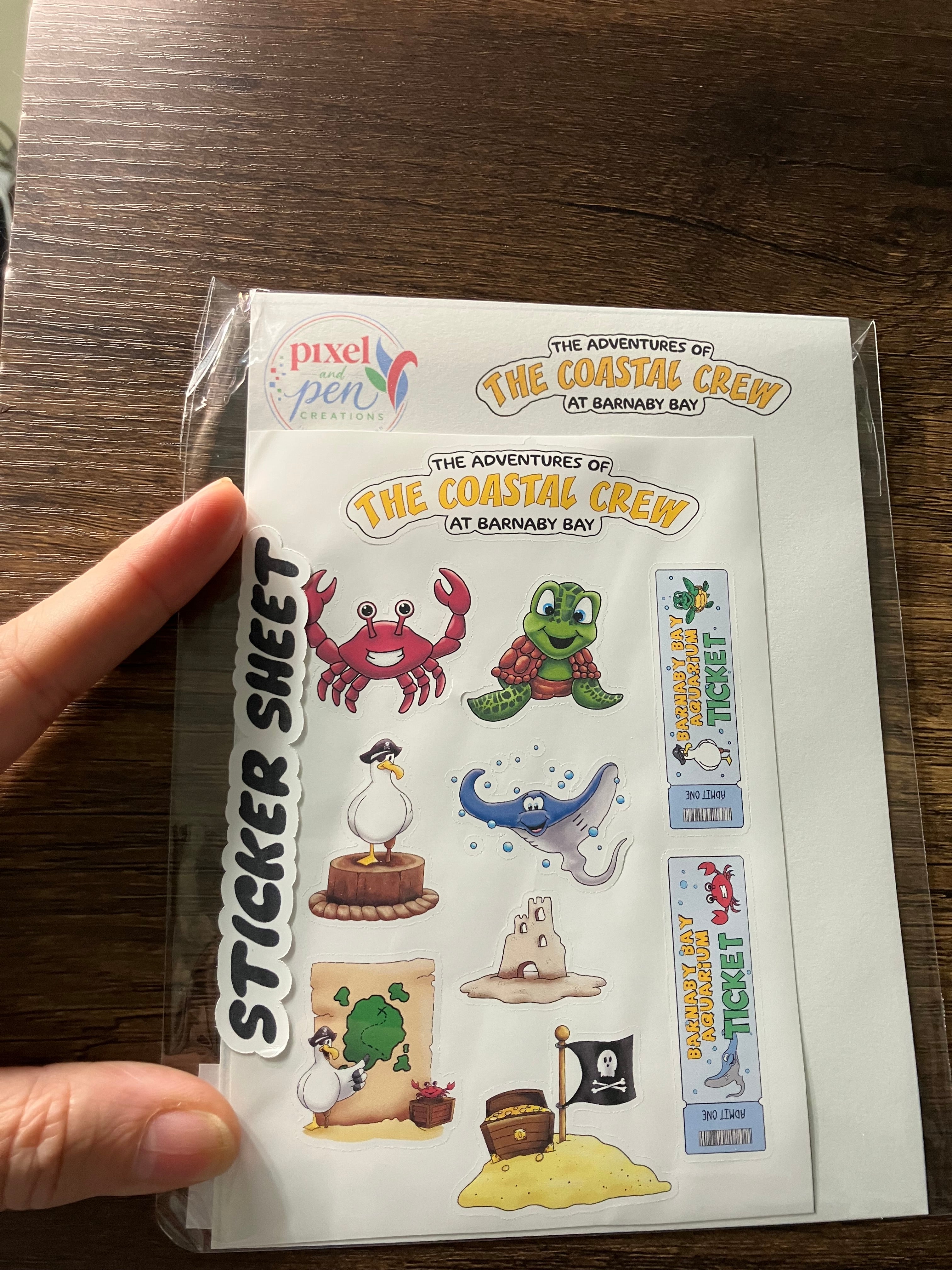 Coastal Crew sticker pack