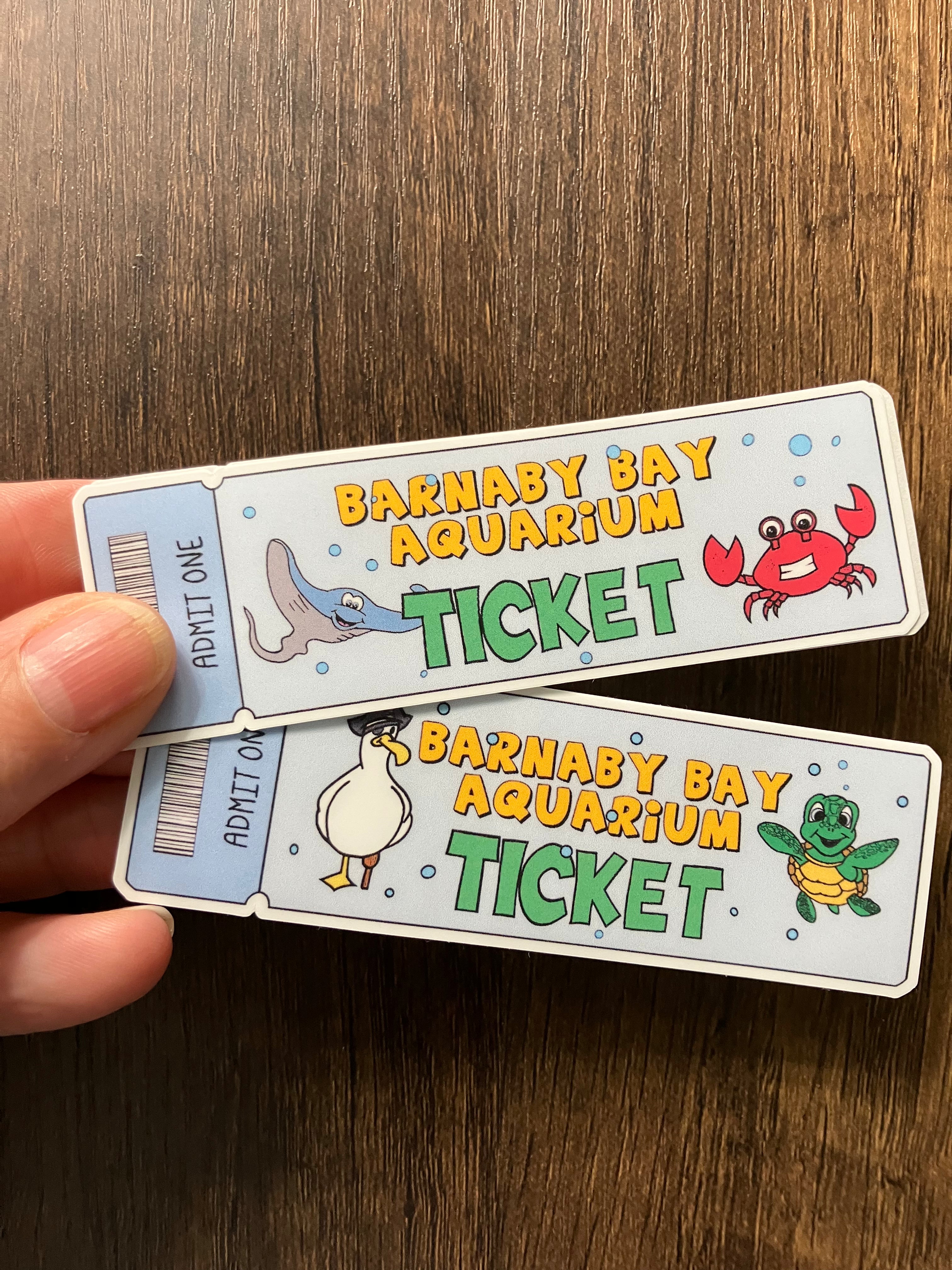 Coastal Crew Barnaby Bay Ticket Stickers (2pk)
