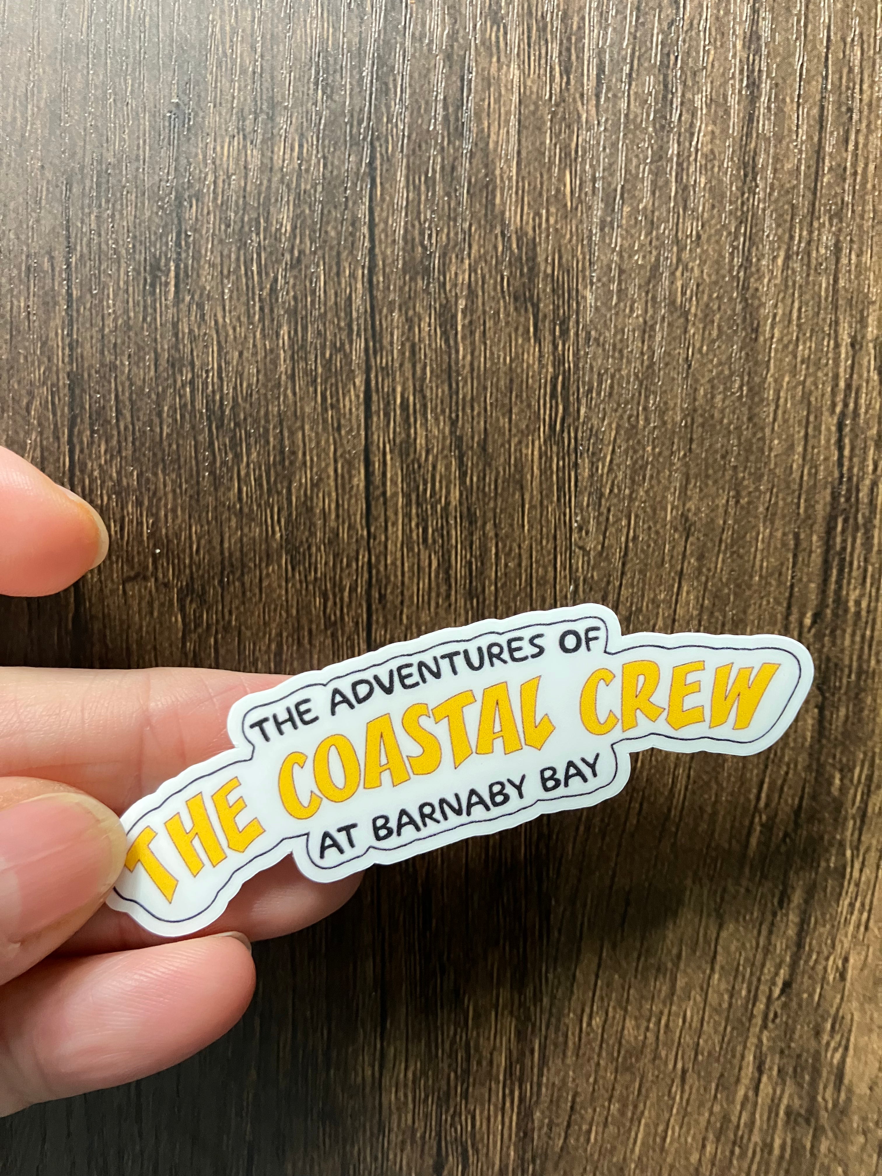 Coastal Crew title sticker