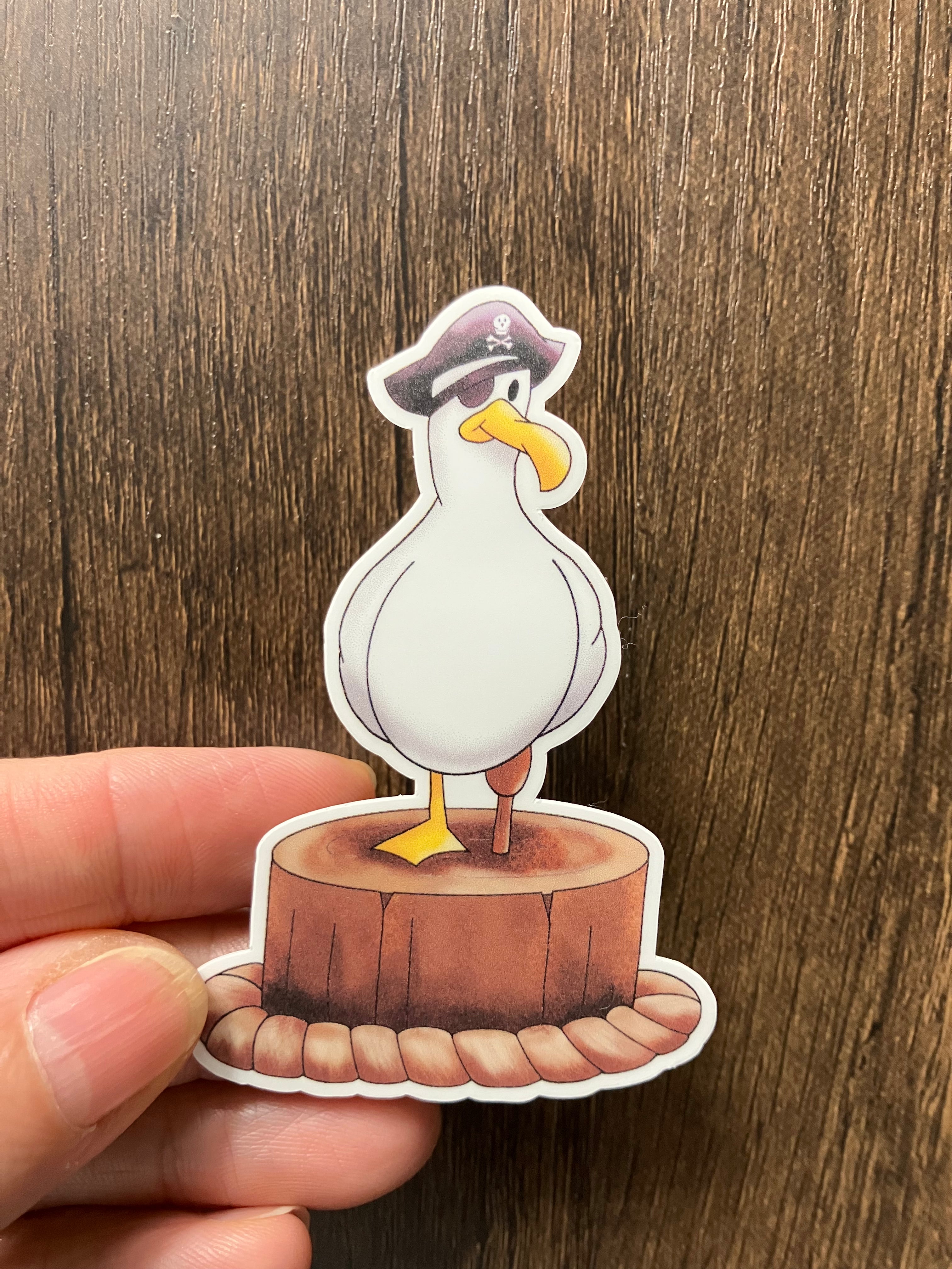 Coastal Crew - Captain Salty Beak Sticker