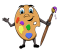 Funny Paint Pallet Sticker