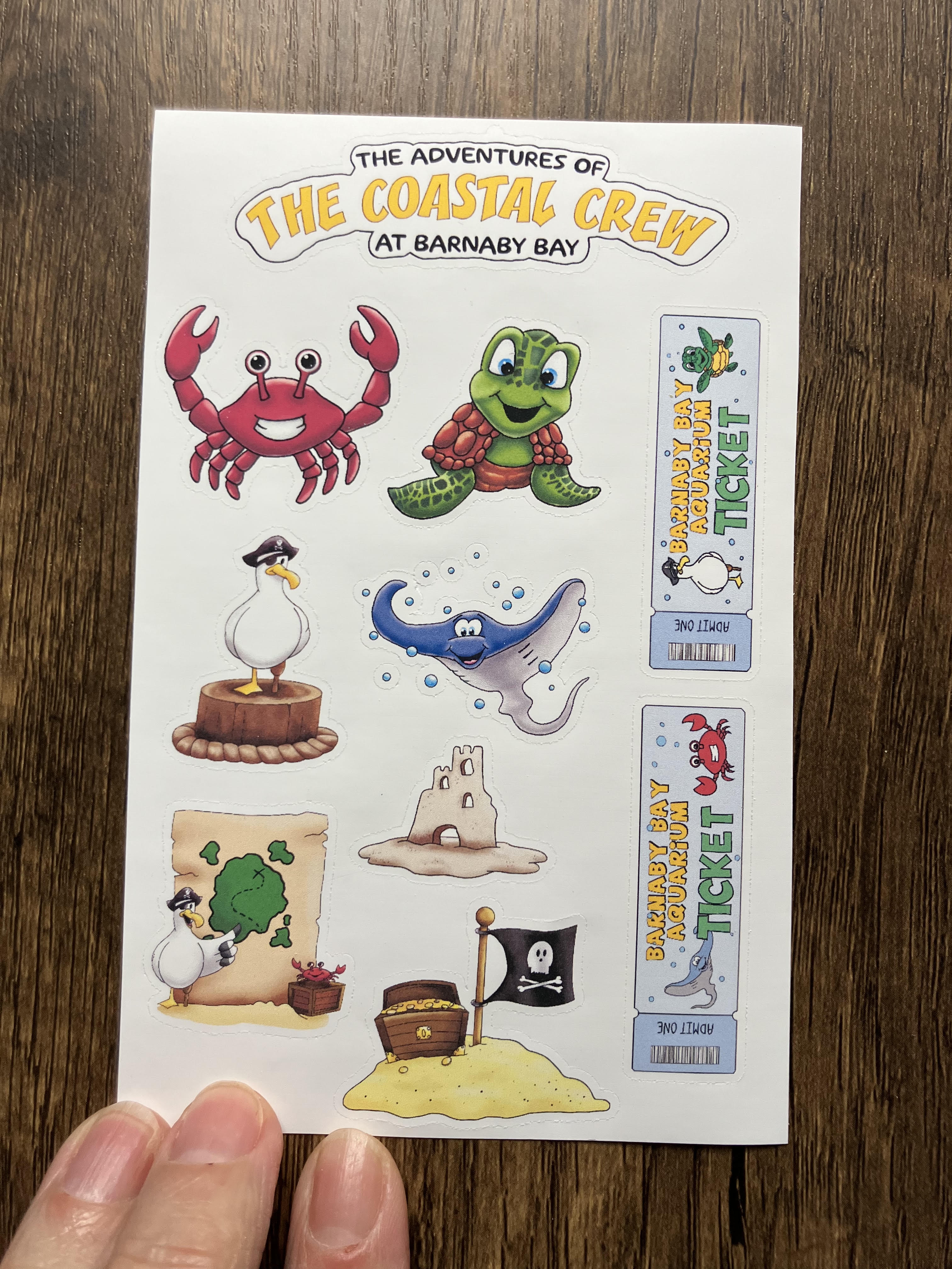 Coastal Crew sticker pack