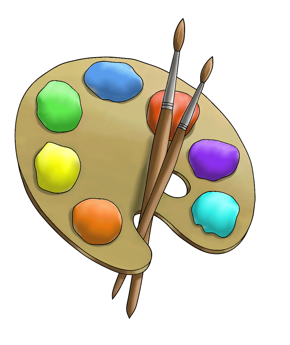 art pallet sticker 3"