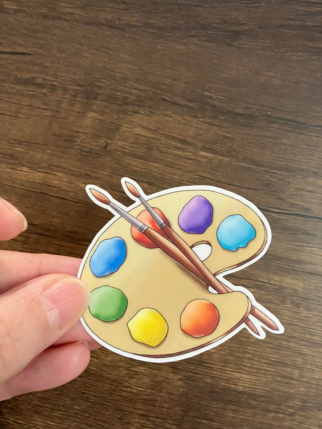 art pallet sticker 3"