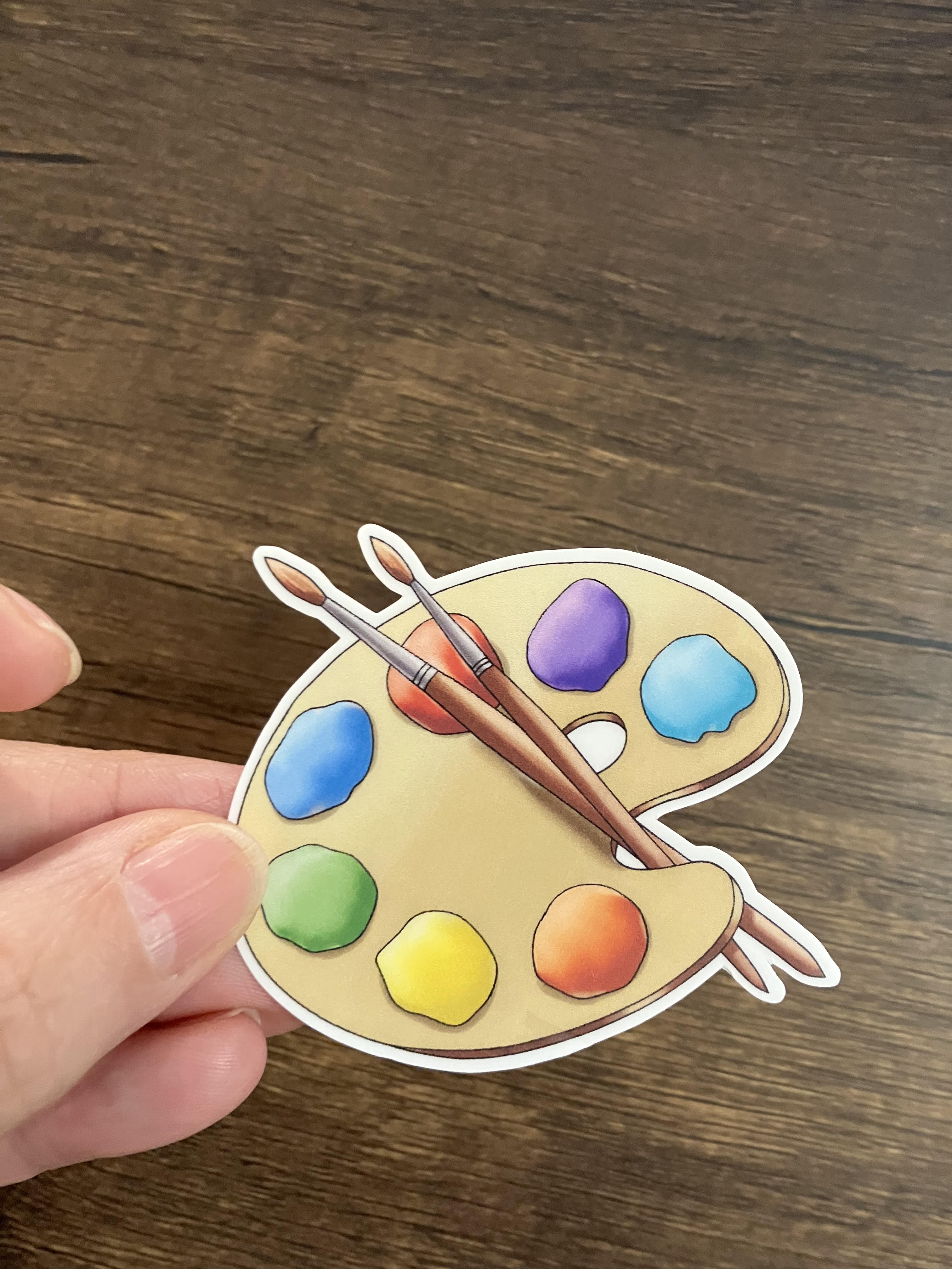 art pallet sticker 3"