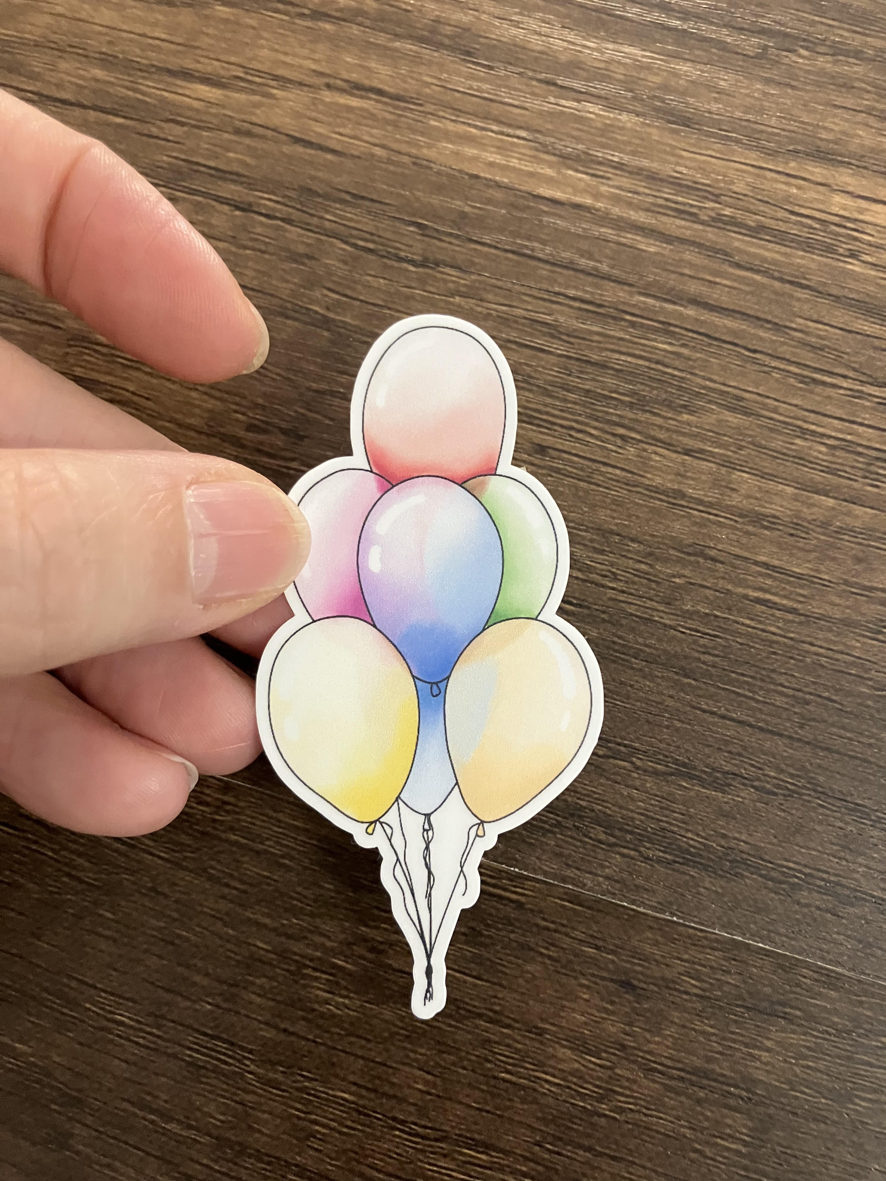 Balloons Sticker 3"