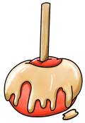 Candy Apple Sticker