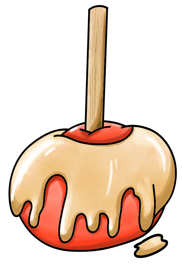 Candy Apple Sticker