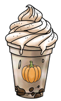 Pumpkin Latte Sticker