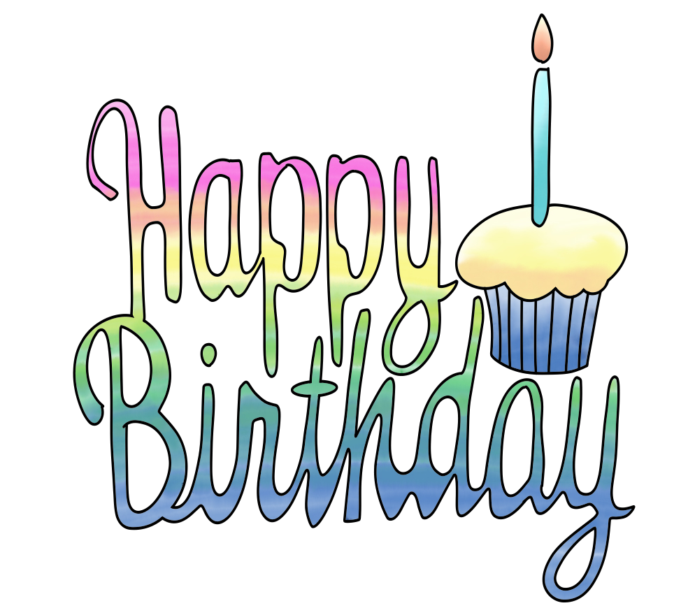 Happy Birthday Sticker 3"