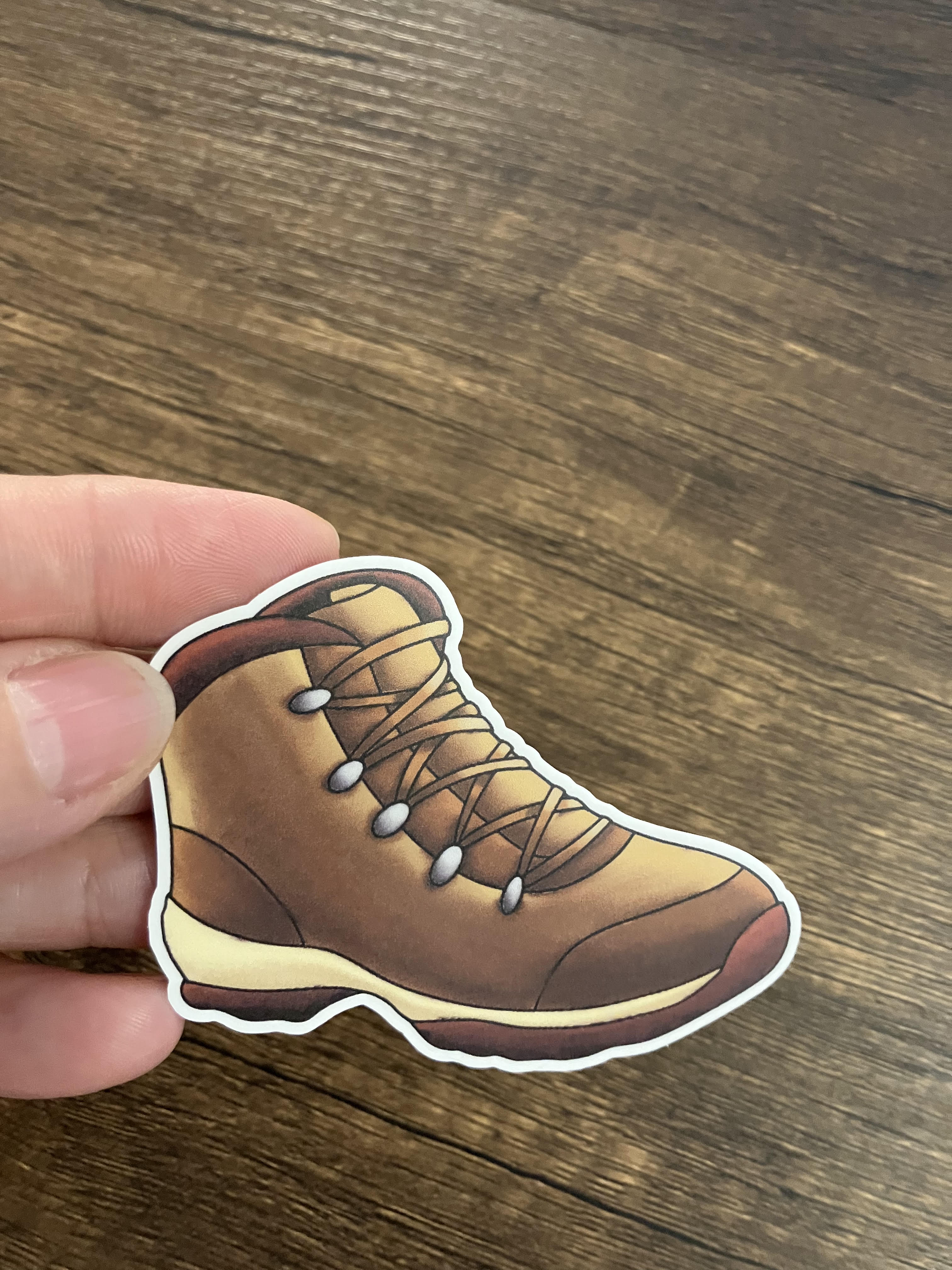Hiking boot Sticker 3"