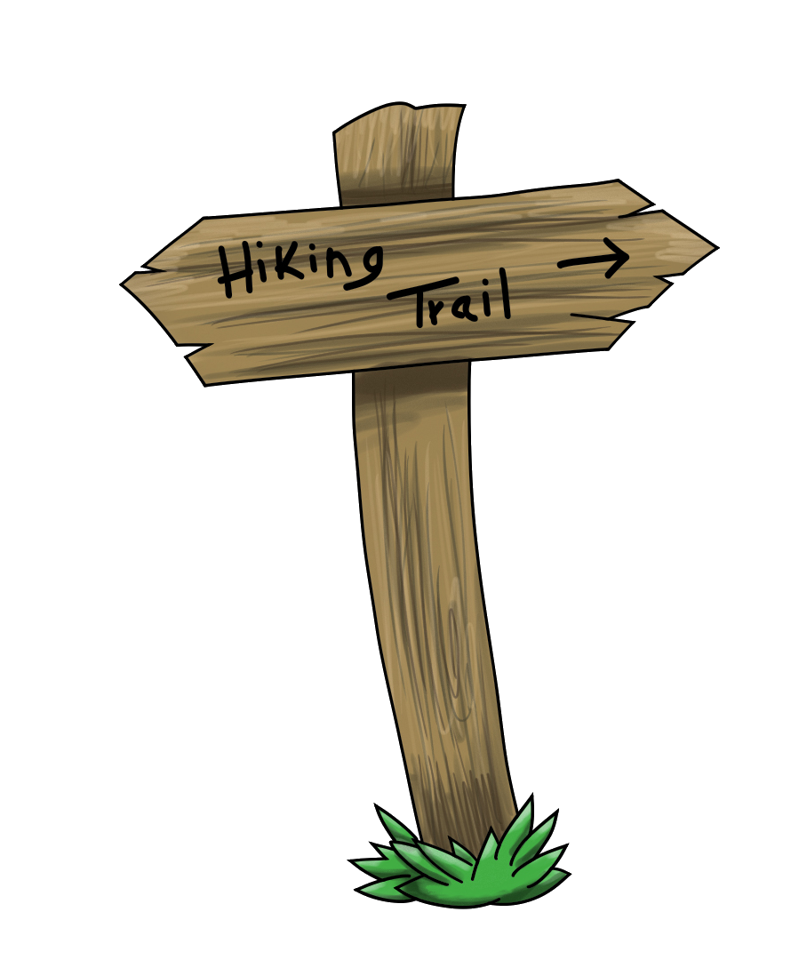 Hiking Trail Sticker 3"