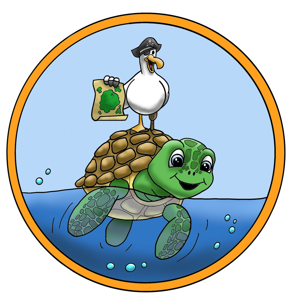 Coastal Crew - Captain Salty Beak and Toby Tidewater Sticker