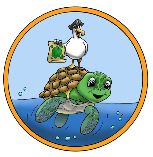 Coastal Crew - Captain Salty Beak and Toby Tidewater Sticker