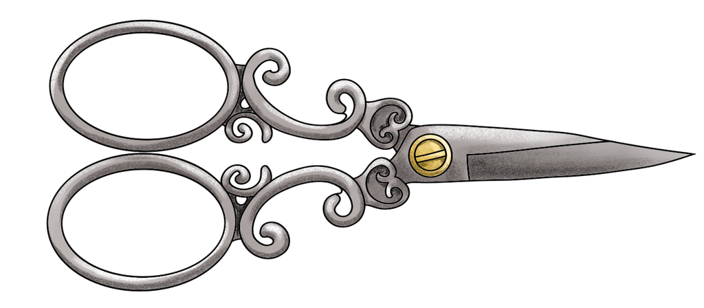 Sewing Scissors Sticker 3"