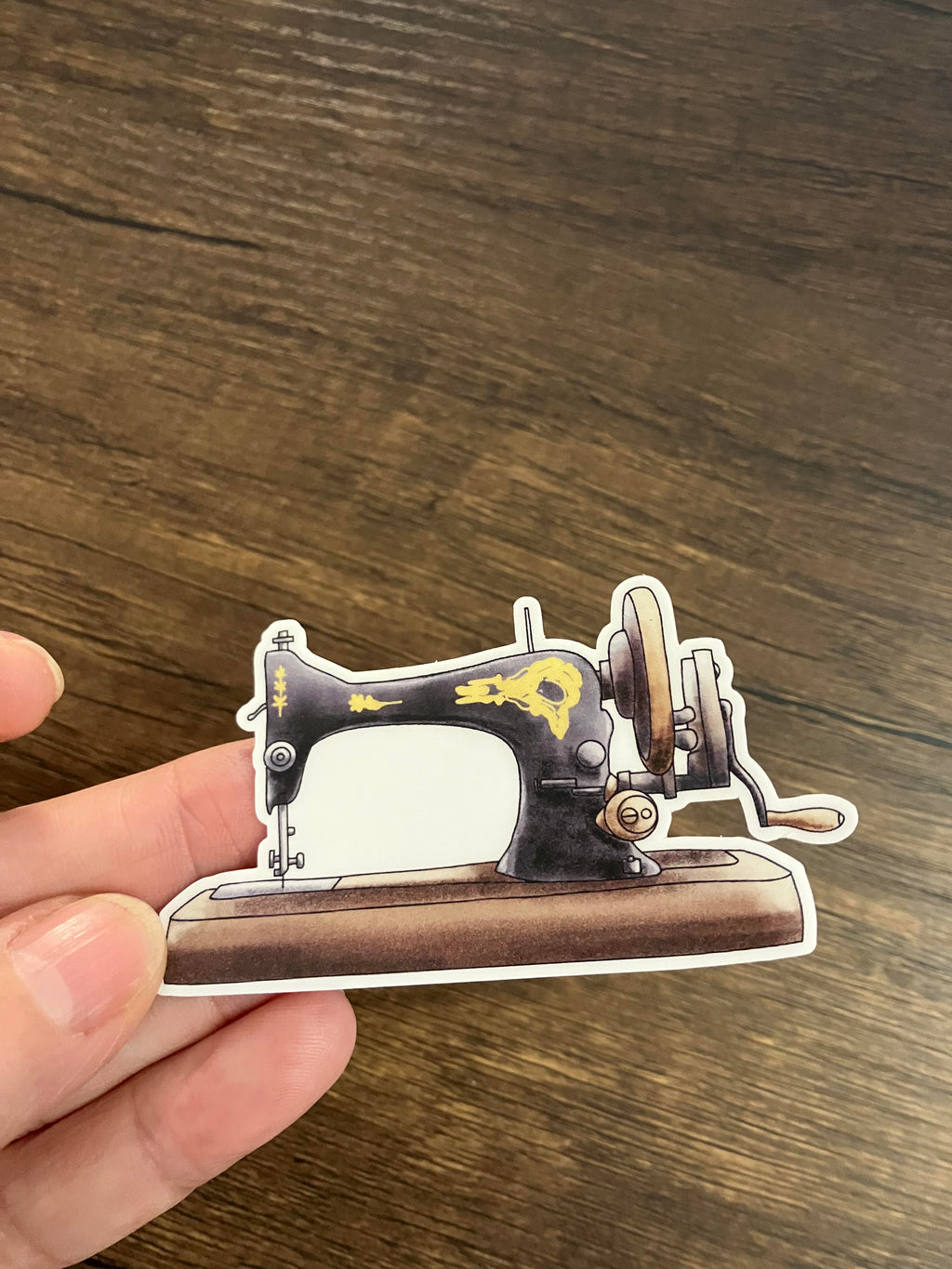 Sewing Machine Sticker 3"
