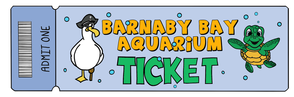 Coastal Crew Barnaby Bay Ticket Stickers (2pk)