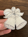Wedding Bells Sticker 3"